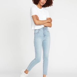 Volcom Light Blue Skinny Jeans for Women